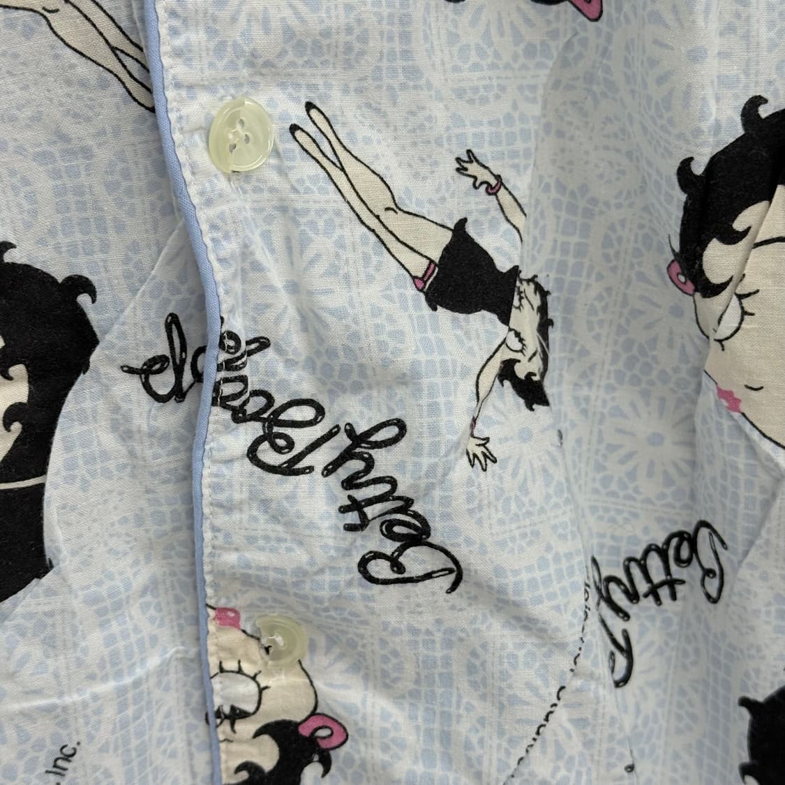베티붑 betty boop japan 파자마 프린팅 셔츠 상품이미지3