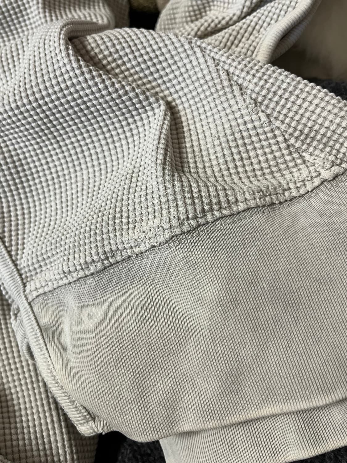 미스치프 레이어드 와플 후드 s 상품이미지5