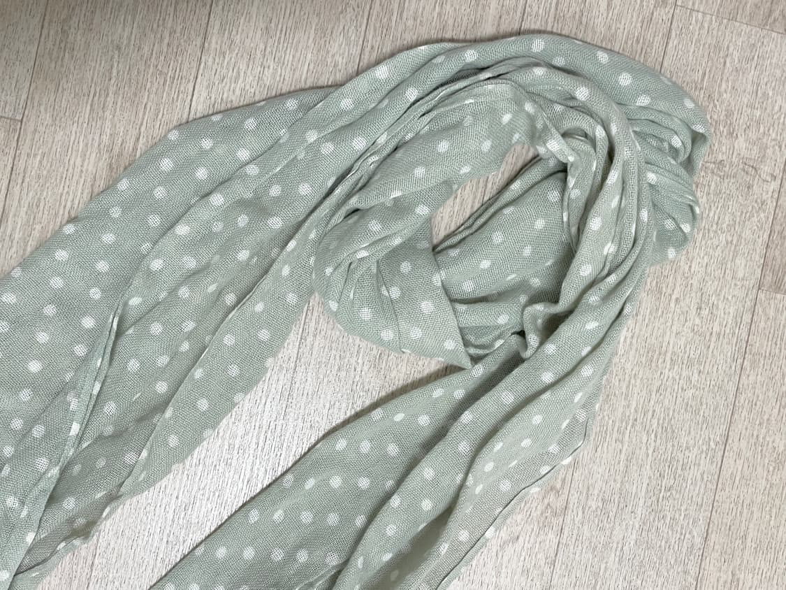 민트 도트 일본빈티지 머플러 상품이미지2