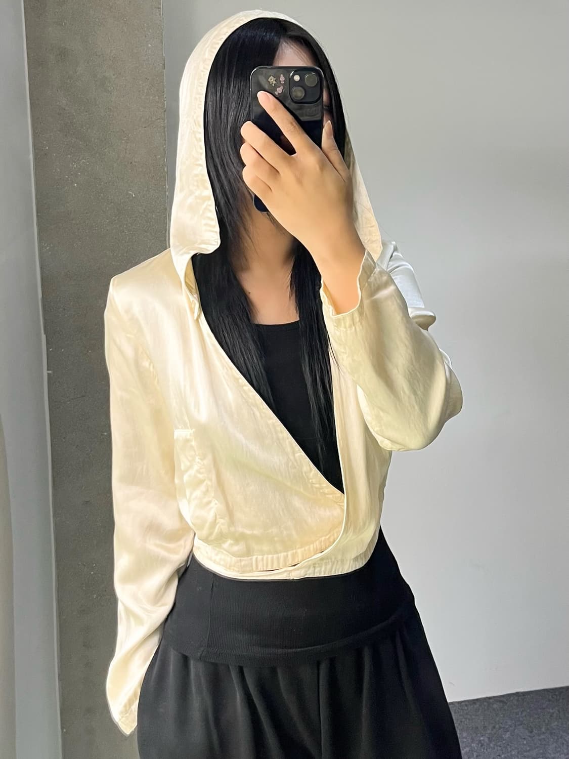 mm6 메종 마르지엘라 레이온 새틴 후드 자켓 상품이미지1