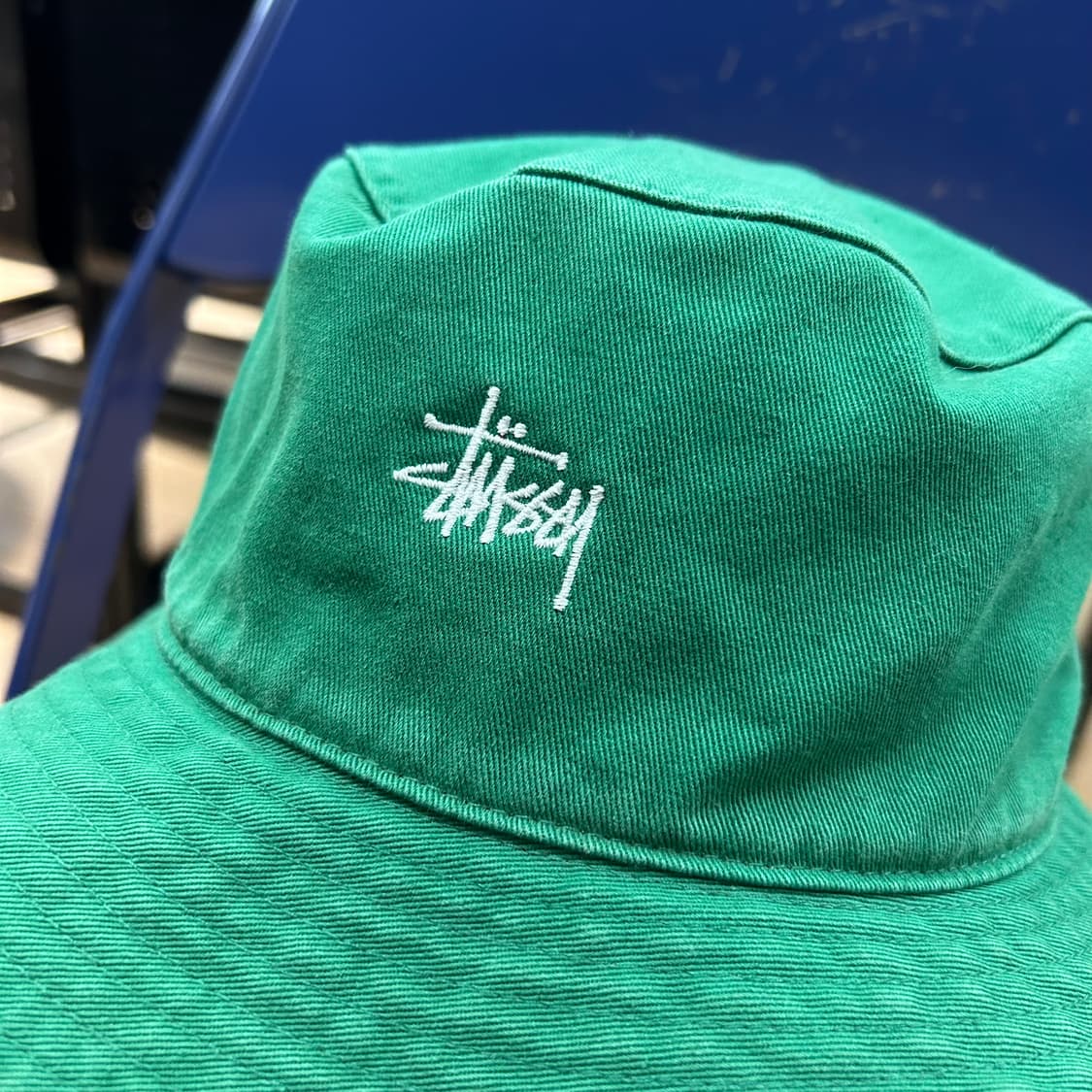 Stussy cotton Logo Bucket Hat 상품이미지4