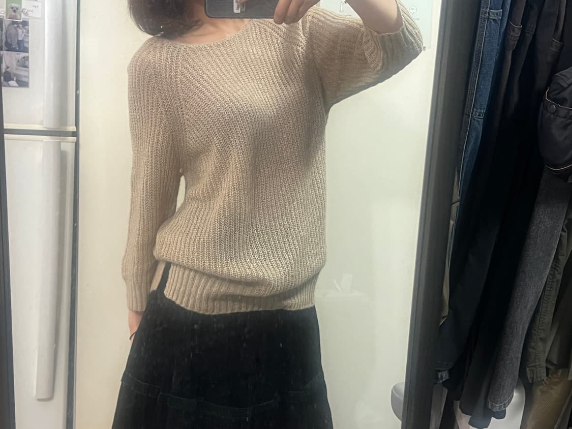 Sm2 모리걸 7부 여리 니트 상품이미지5