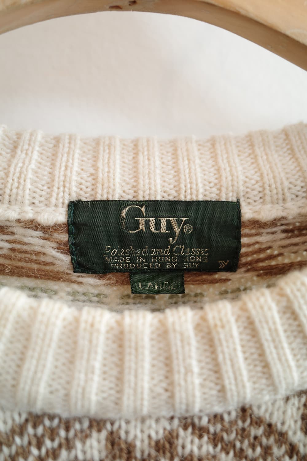 Japan brand 울 패턴 니트  상품이미지3