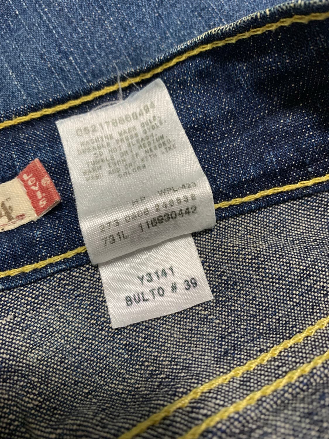 리바이스 504 부츠컷 데님 청바지 (실측확인) 상품이미지3