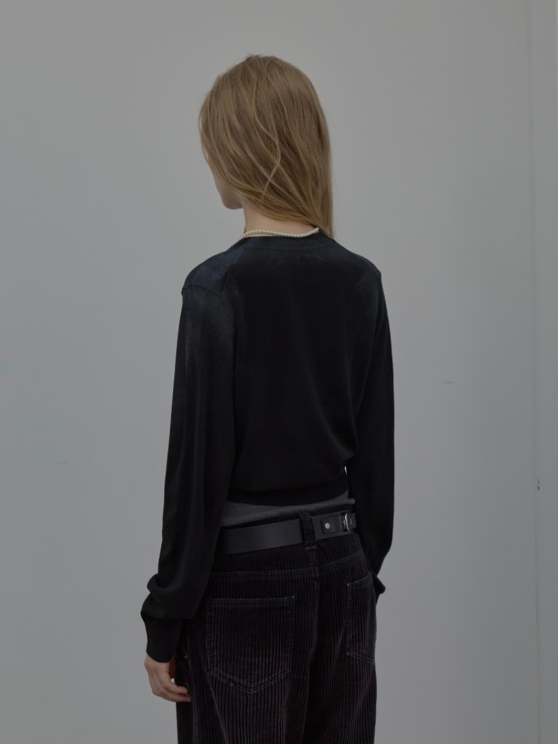 Lcdc tm 스프레이 워시드 셔링 가디건 상품이미지2