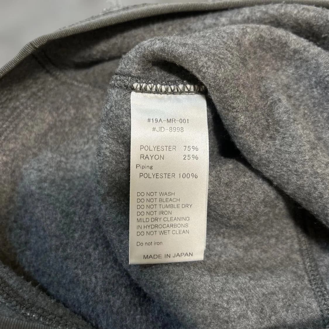  단톤 크루넥 플리스 풀오버 상품이미지6