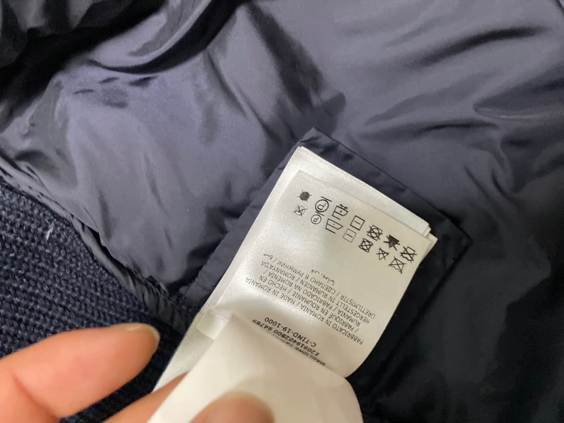 백화점판 [정품] 몽클레어 니트패딩 M 상품이미지6