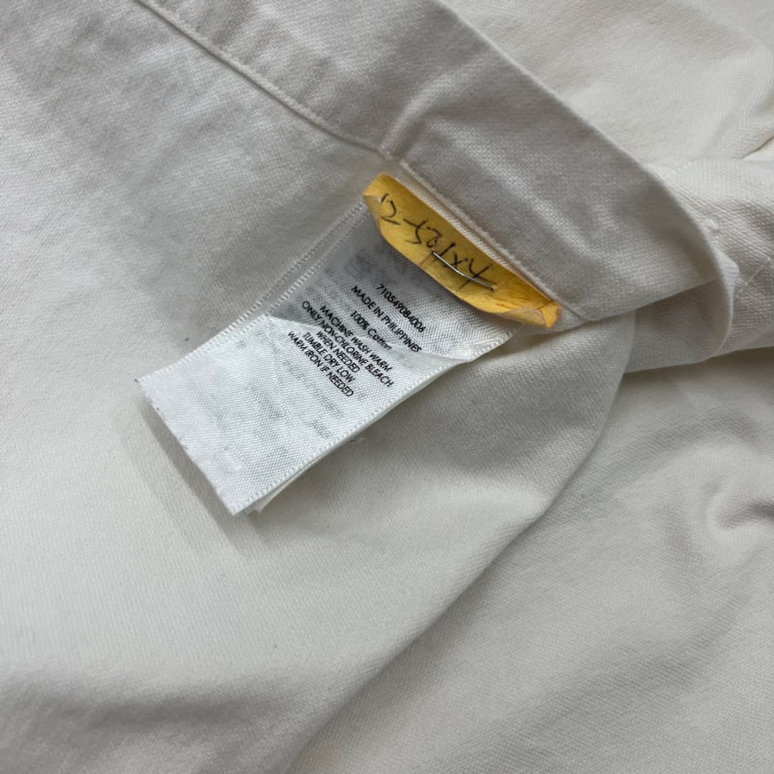 폴로 랄프로렌 옥스포드 화이트 셔츠 M 상품이미지6