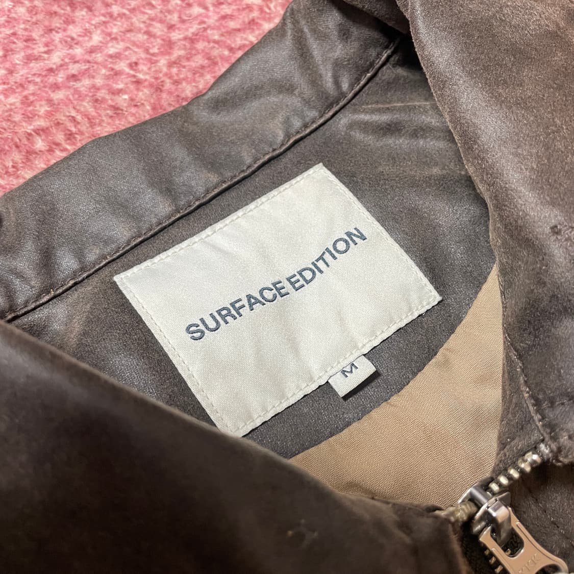 서피스에디션 버튼 셔츠 자켓 브라운 상품이미지2