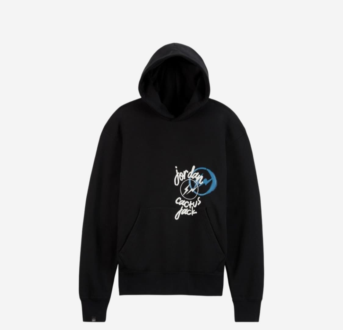 (새상품) 조던 x 트래비스 스캇 x 프라그먼트 후드 블랙  상품이미지1