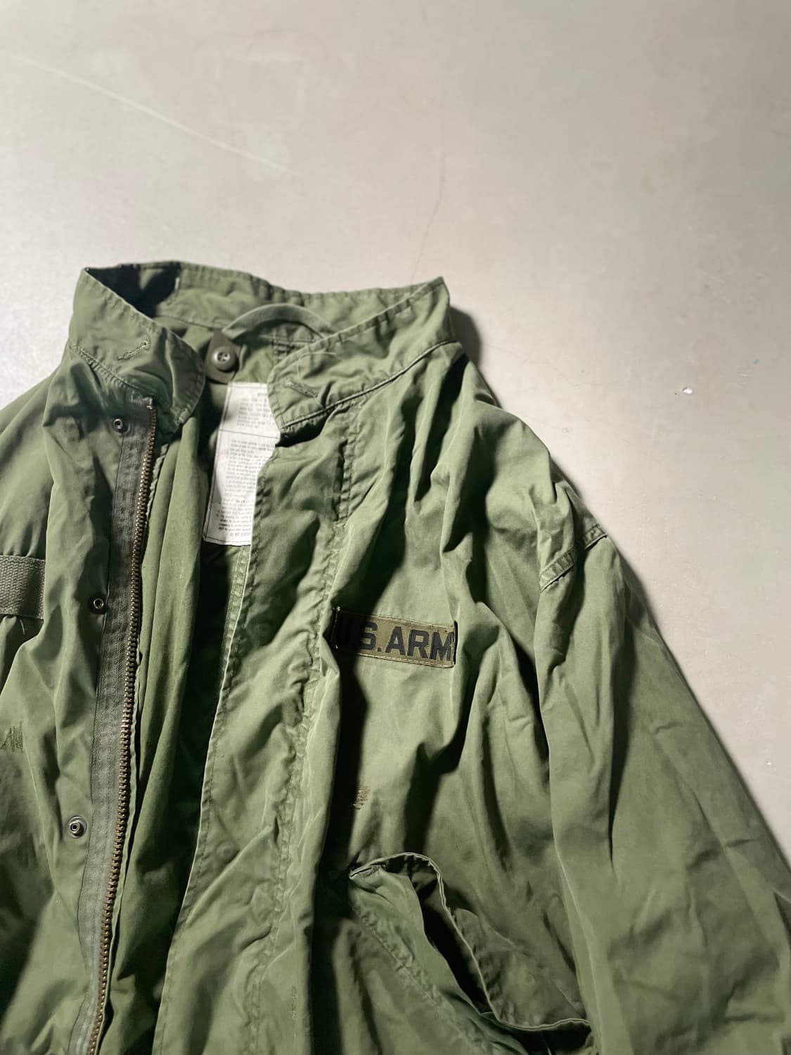 80‘s U.S. ARMY M-65 FISHTAIL PARKA 상품이미지5