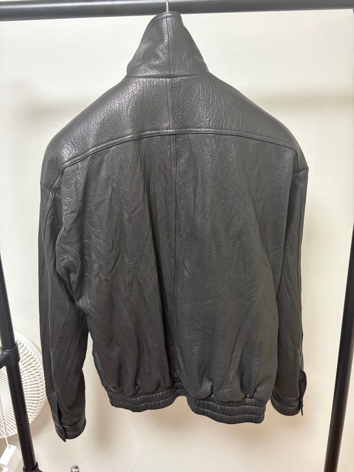 [M] 렉토 26ss 크링클 하이넥 레더 자켓 상품이미지3