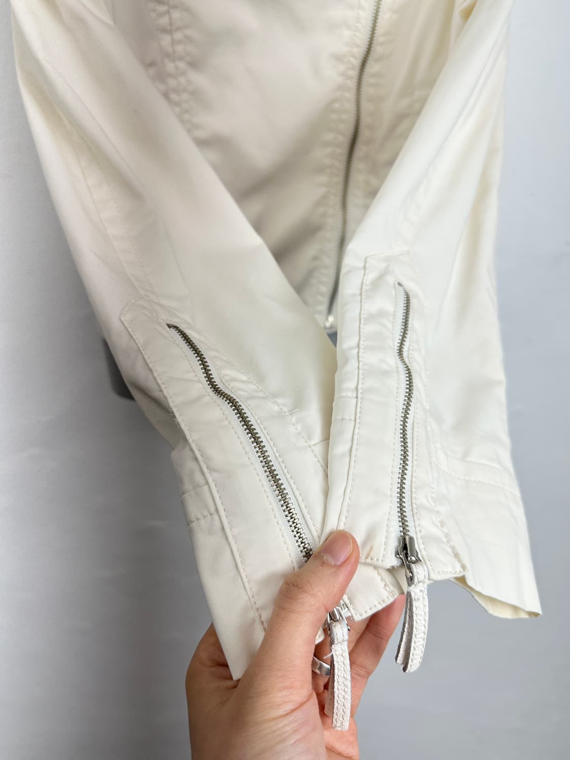 System Asymmetric Double Zip High-Neck J 상품이미지6