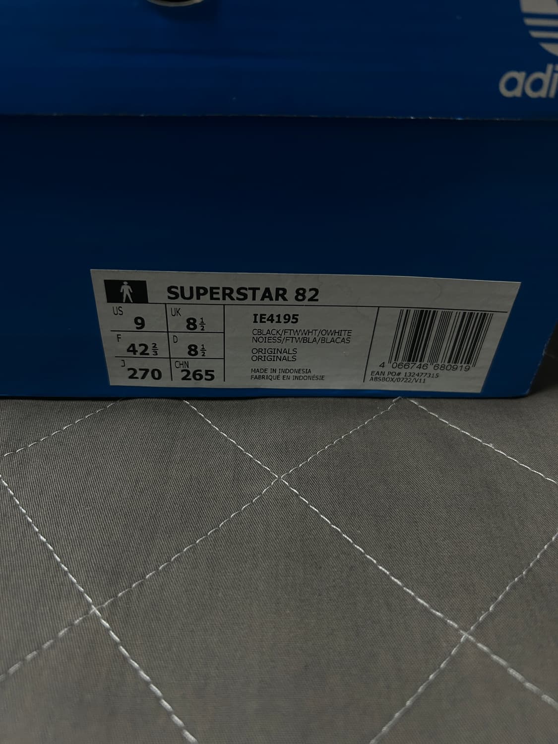 (새상품) 아디다스 슈퍼스타 82 상품이미지3
