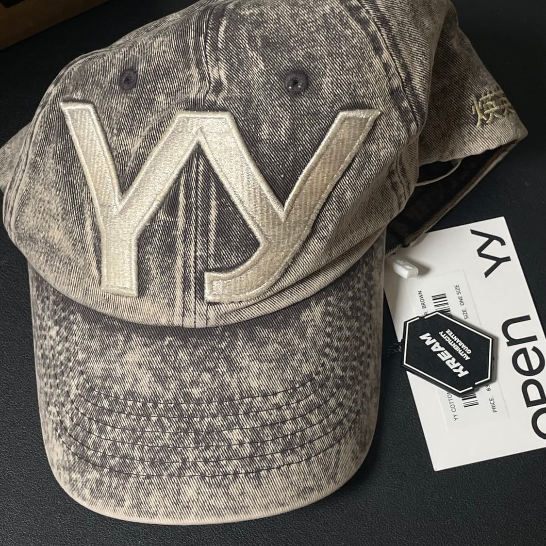 (새상품) 오픈와이와이 코튼 볼캡 브라운 상품이미지1