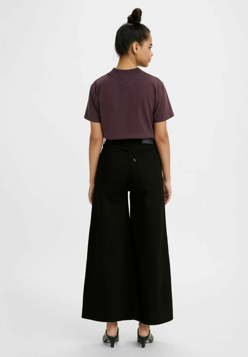 LEVI'S 뉴 풀 플레어 블랙 데님 팬츠 24 상품이미지1