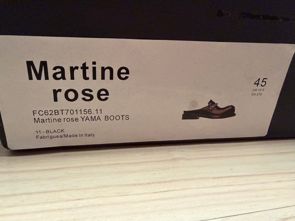 새상품) 마틴로즈 라운드 토 체인 레더 블로퍼 45 (실사이즈 285) 상품이미지3