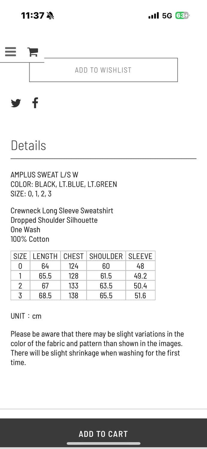 visvim Amplus Sweat LS Pullover 상품이미지6