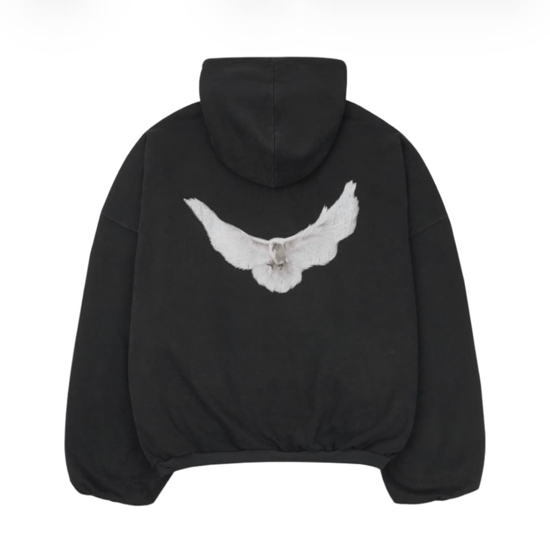 이지 갭 엔지니어드 바이 발렌시아가 도브 후드 워시드 블랙 S 상품이미지1