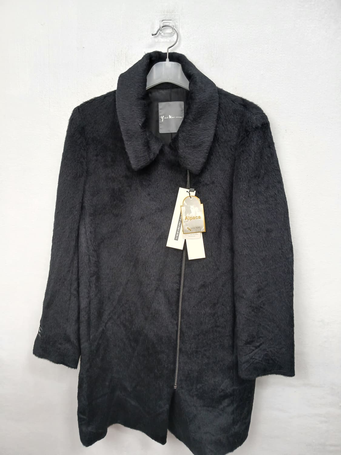 Y and Kei 클래식 알파카 모코트 블랙 새제품 77 L 새제품 상품이미지1