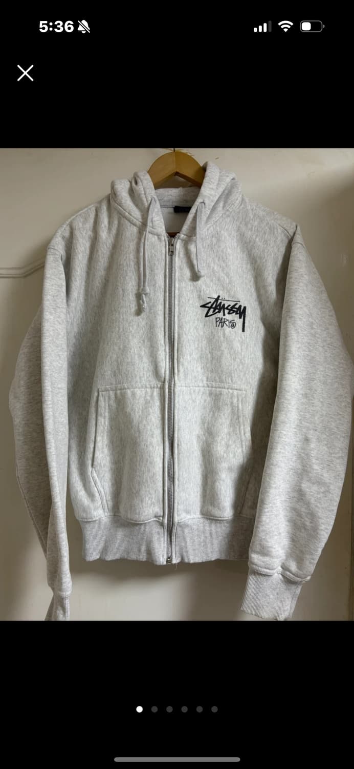 스투시 파리 후드집업 상품이미지1