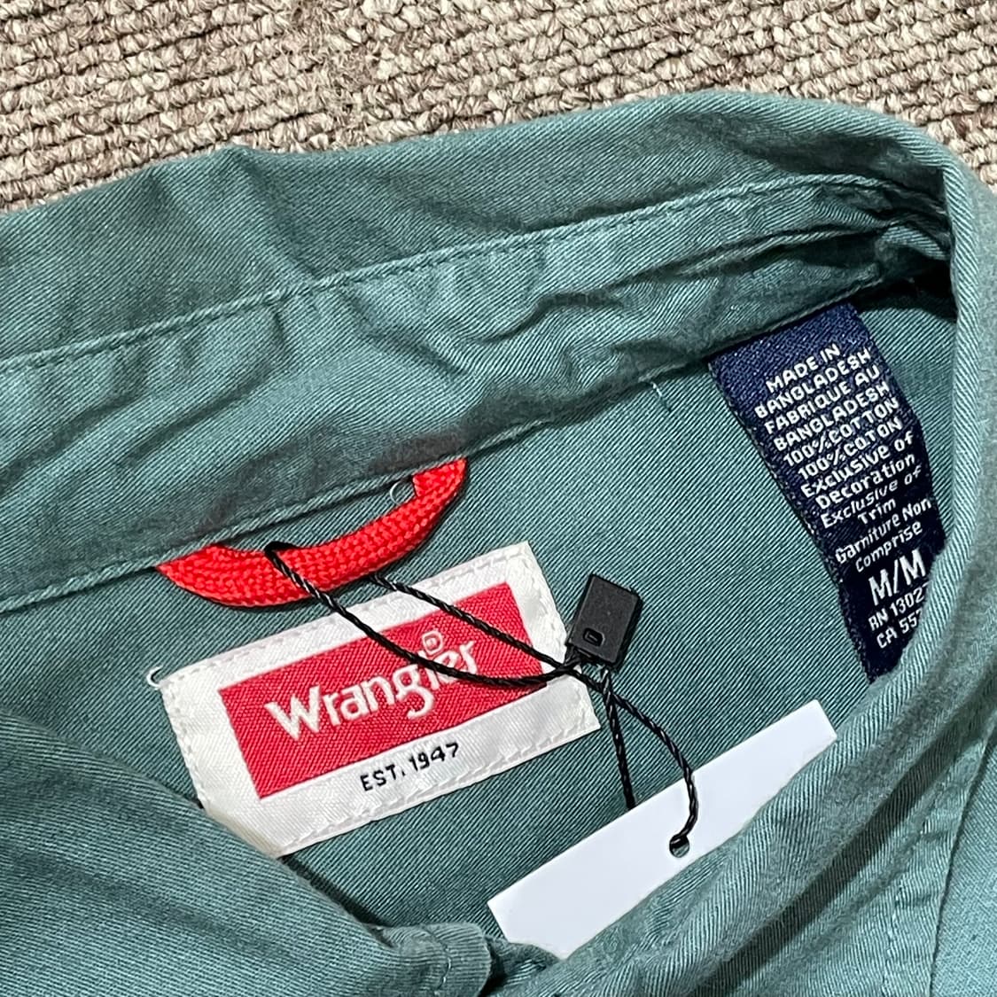 (M) Wrangler 랭글러 코튼 워크 셔츠 상품이미지6