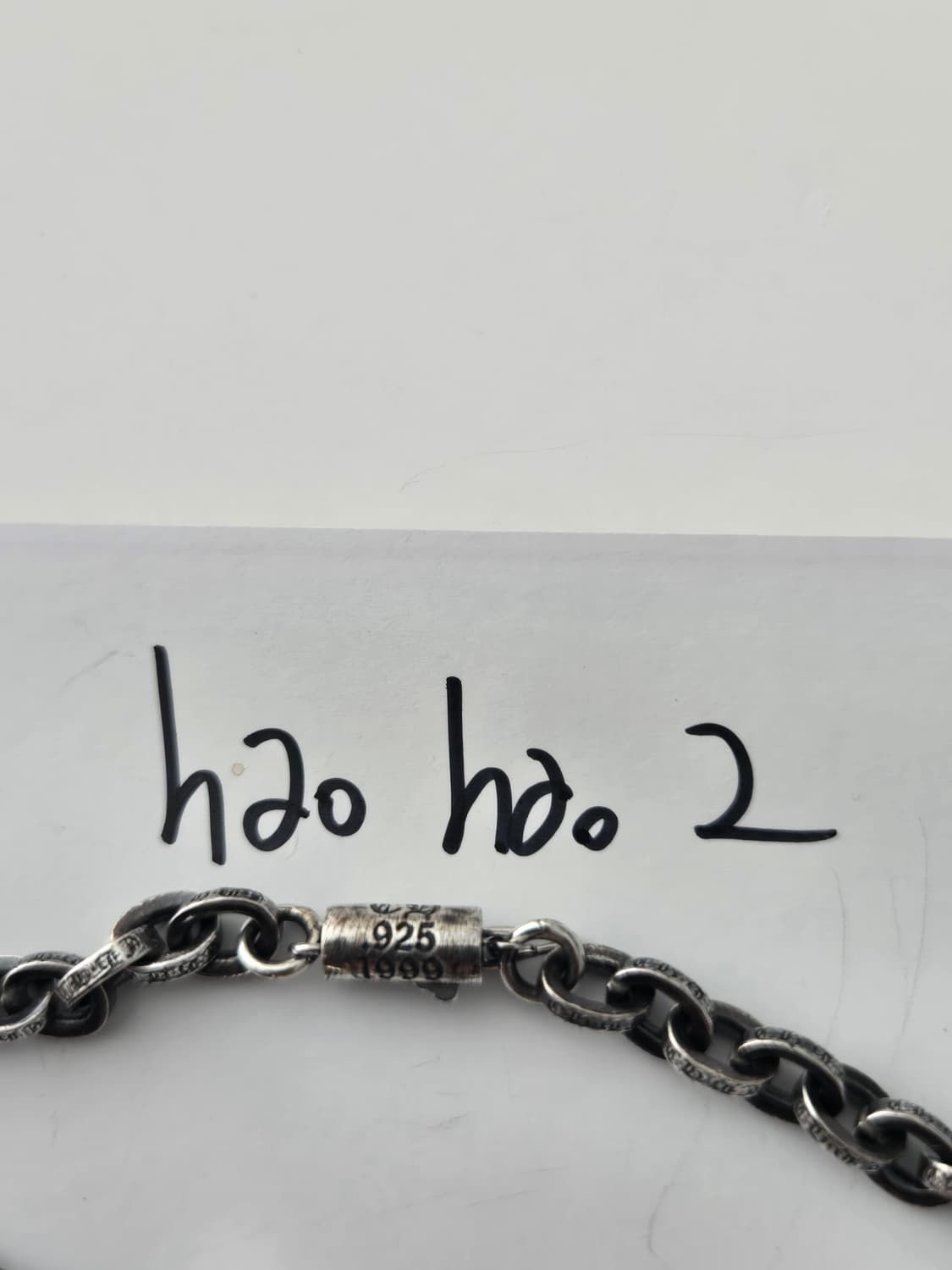 크롬하츠 새상품 페이퍼체인 20인치, 타이니 크로스 참 상품이미지8