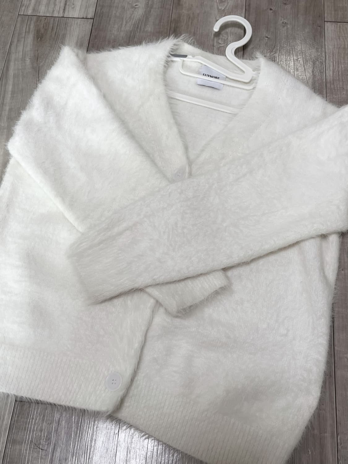 퍼 니트 가디건 상품이미지2