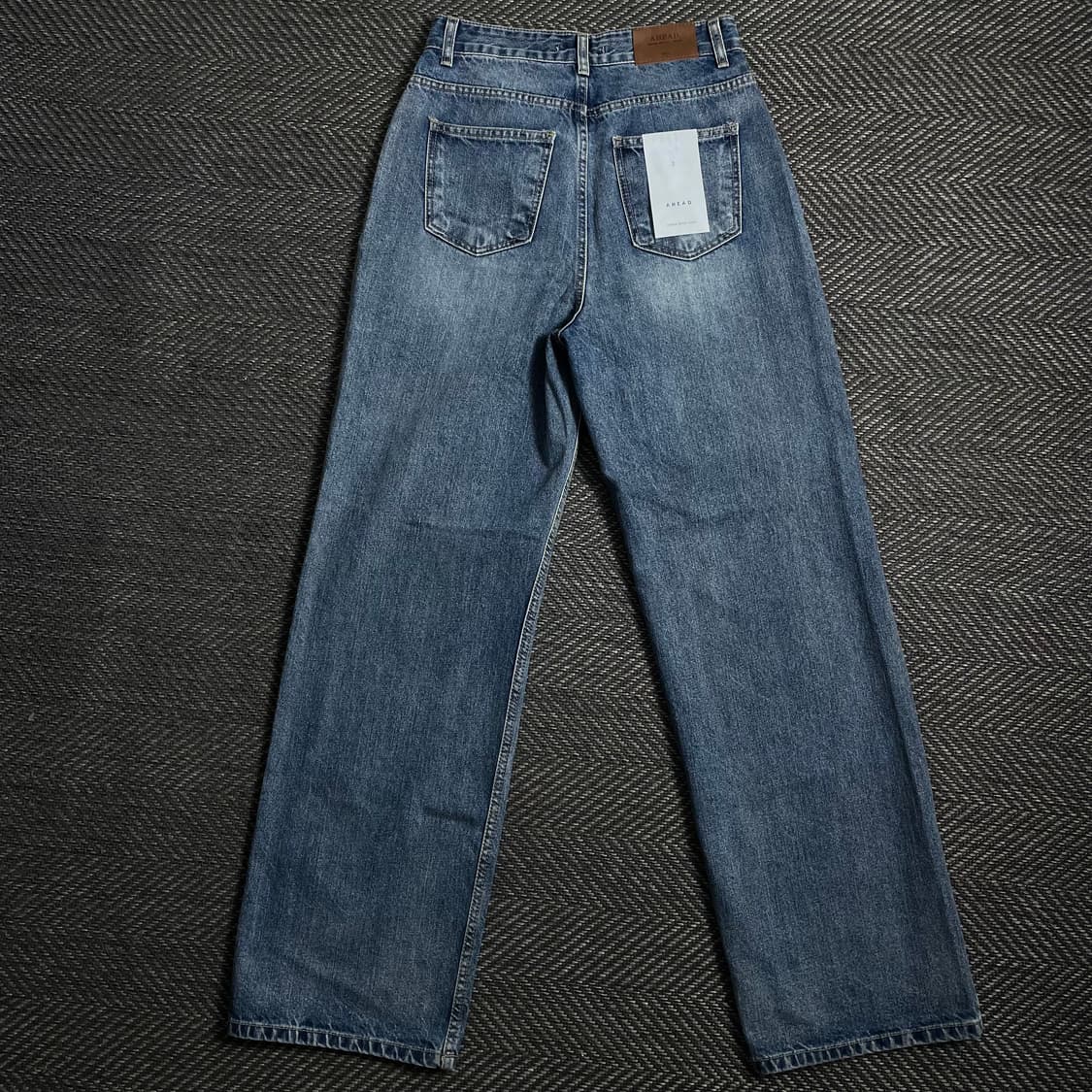 AHEAD 빈티지 와이드 워싱 데님 팬츠 y 4027 상품이미지2