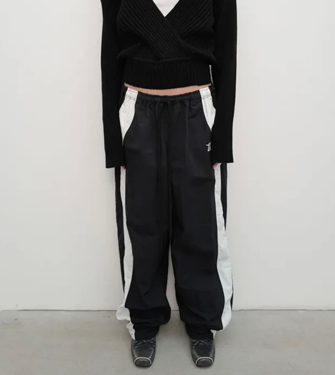 Open yy color block pants 상품이미지1