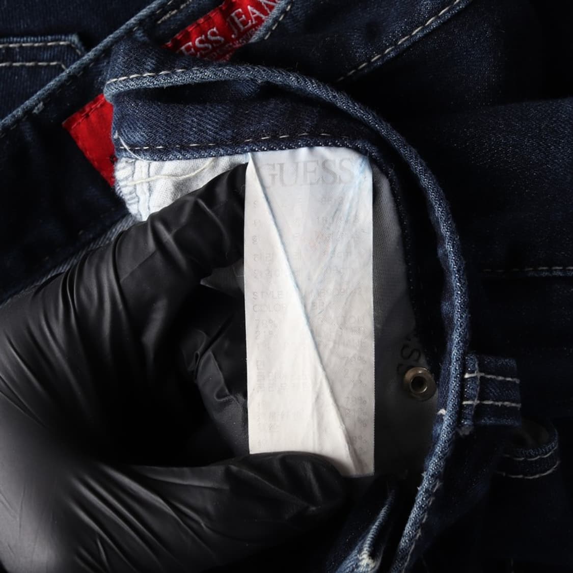 게스 오리지널 삼각로고 진청 스트레이트 데님81 상품이미지7