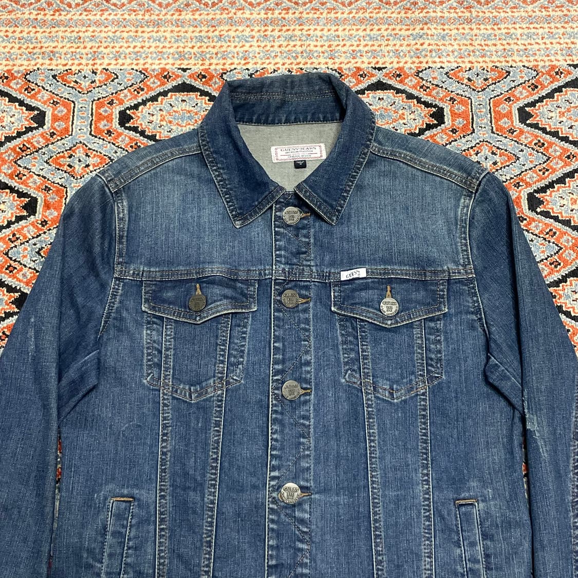 게스 중청 데님자켓 여성M  상품이미지2