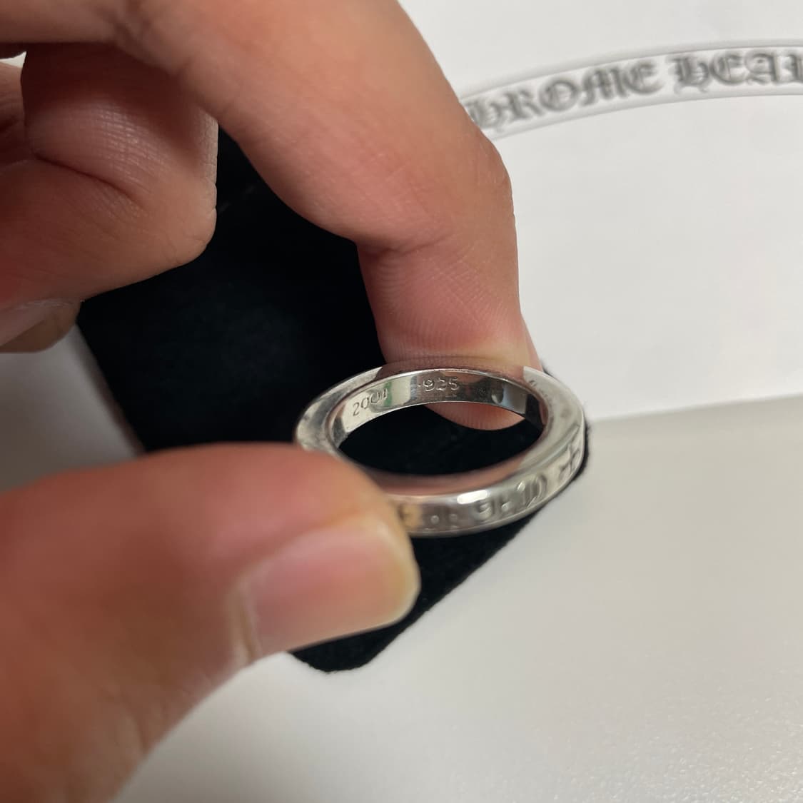 크롬하츠 퍽유링 3mm US7 상품이미지3