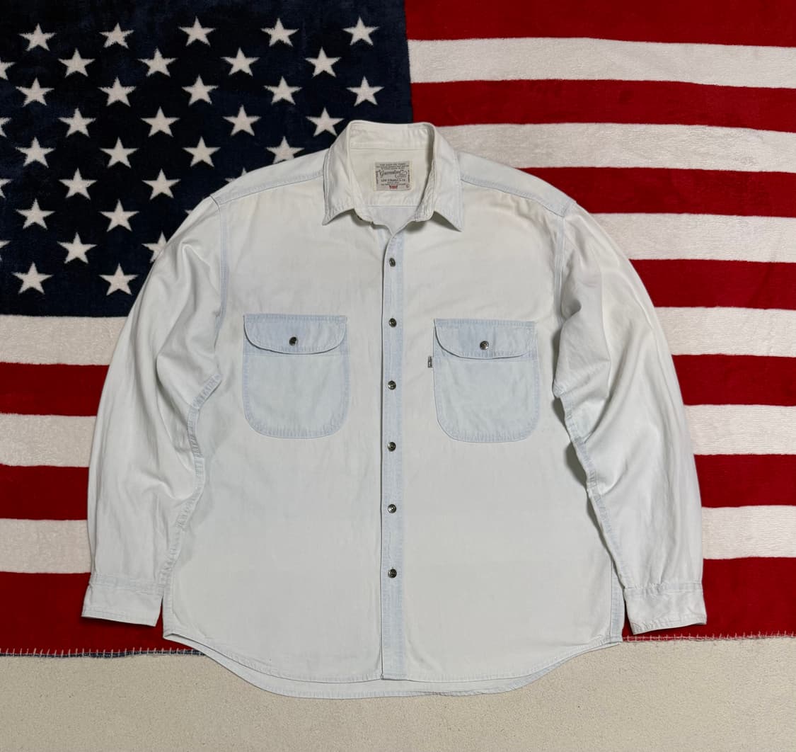 리바이스 워크셔츠 Levi’s Work Shirt  워시드 남방 [XL] 상품이미지1
