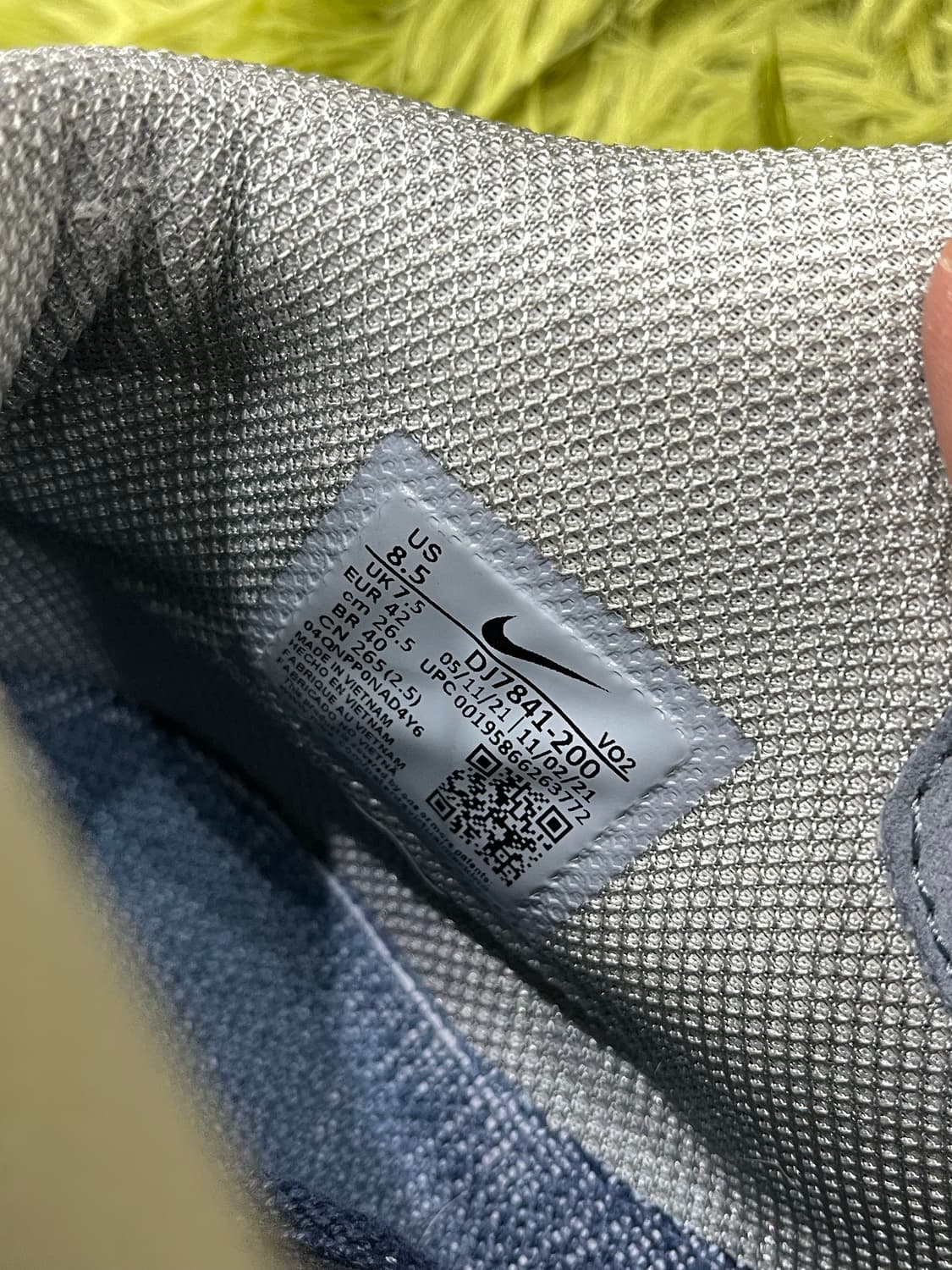 나이키 스투시 에어포스 미드 데님 커스텀 상품이미지5