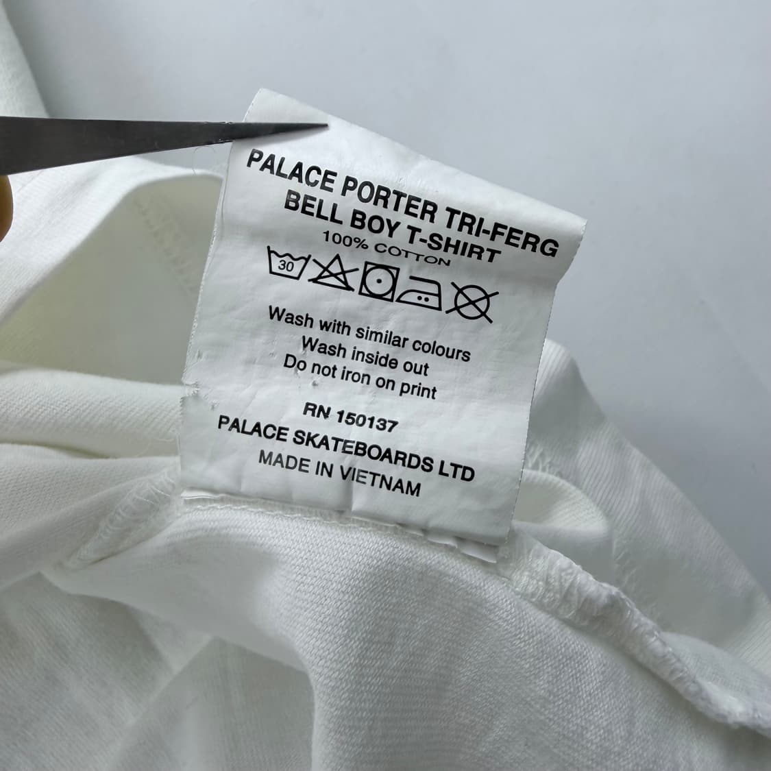팔라스 x 포터 트라이퍼그 벨 보이 티셔츠 화이트 상품이미지8