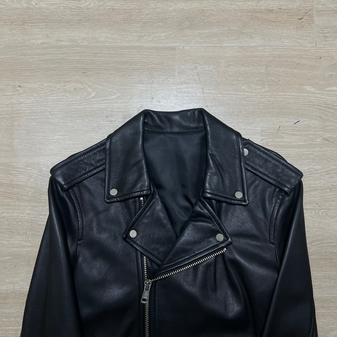 여성 램스킨 양가죽 자켓 [블랙] M/95 상품이미지2