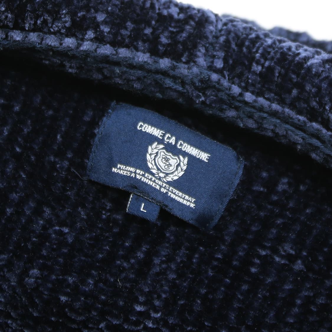 (착용컷) COMME CA COMMUNE 하프 집업 후드 티셔츠 (L) 상품이미지5