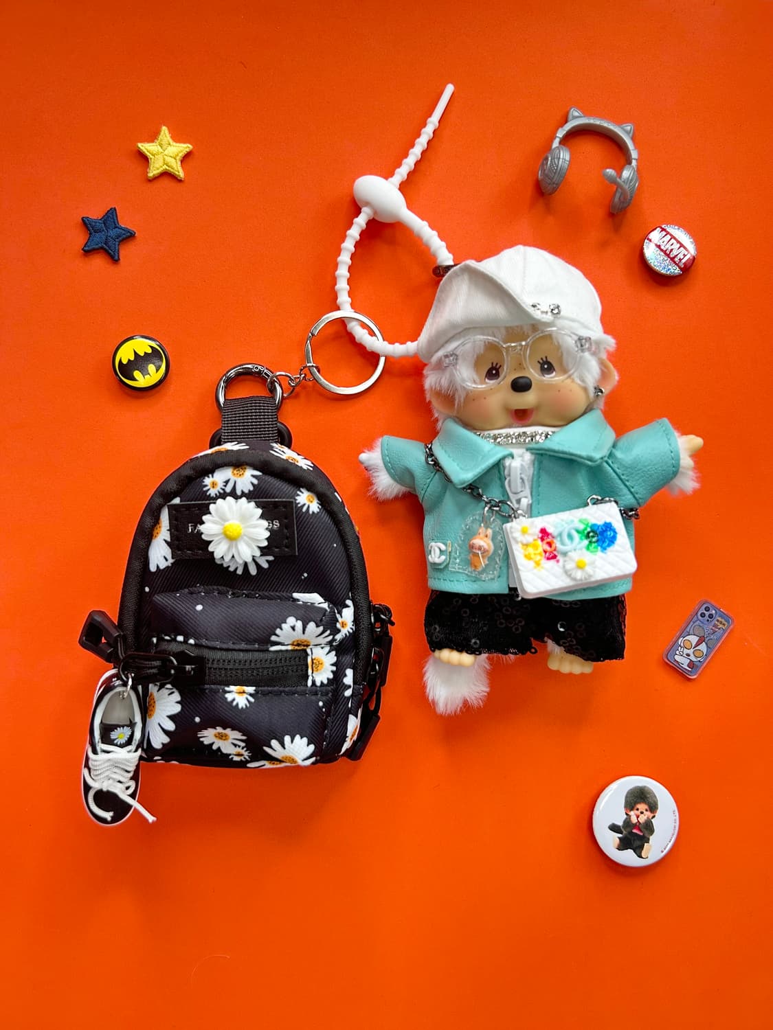 (56)정품몬치치✨🎧 GD 무드 몬치치 커스텀 키링 🤍 상품이미지1