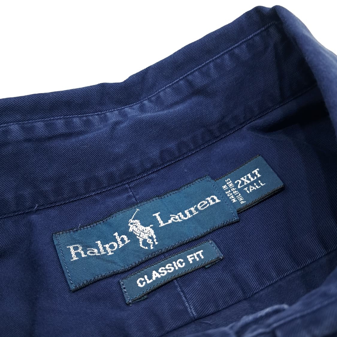 CN913 2XLT 폴로 랄프로렌 네이비 긴팔 셔츠 남방 상품이미지4