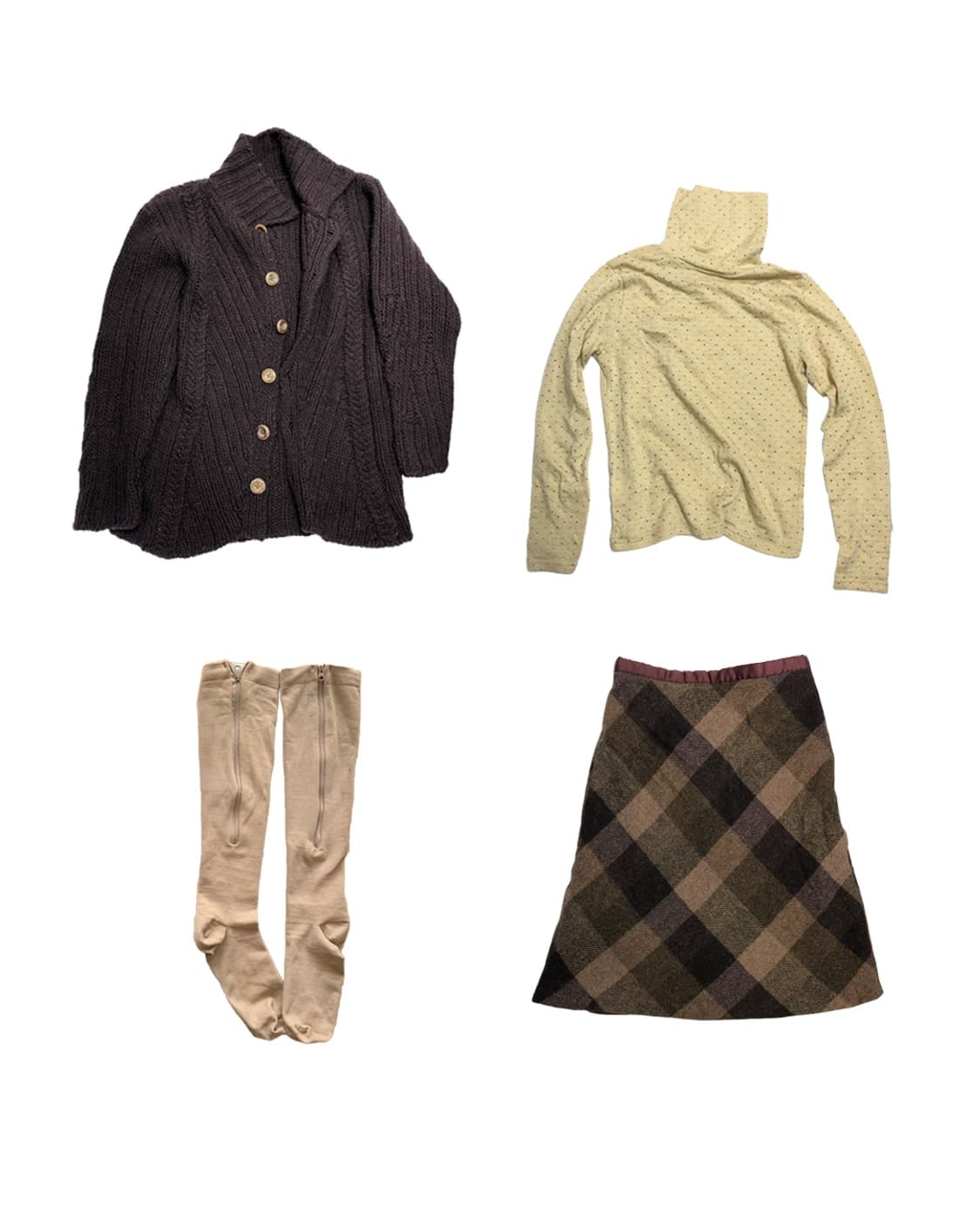 수입빈티지 니트 가디건 상품이미지3