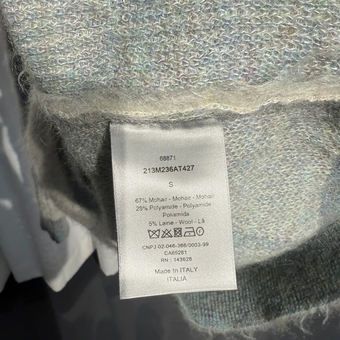 (105) 디올 CD 다이아몬드 모헤어 가디건 상품이미지7