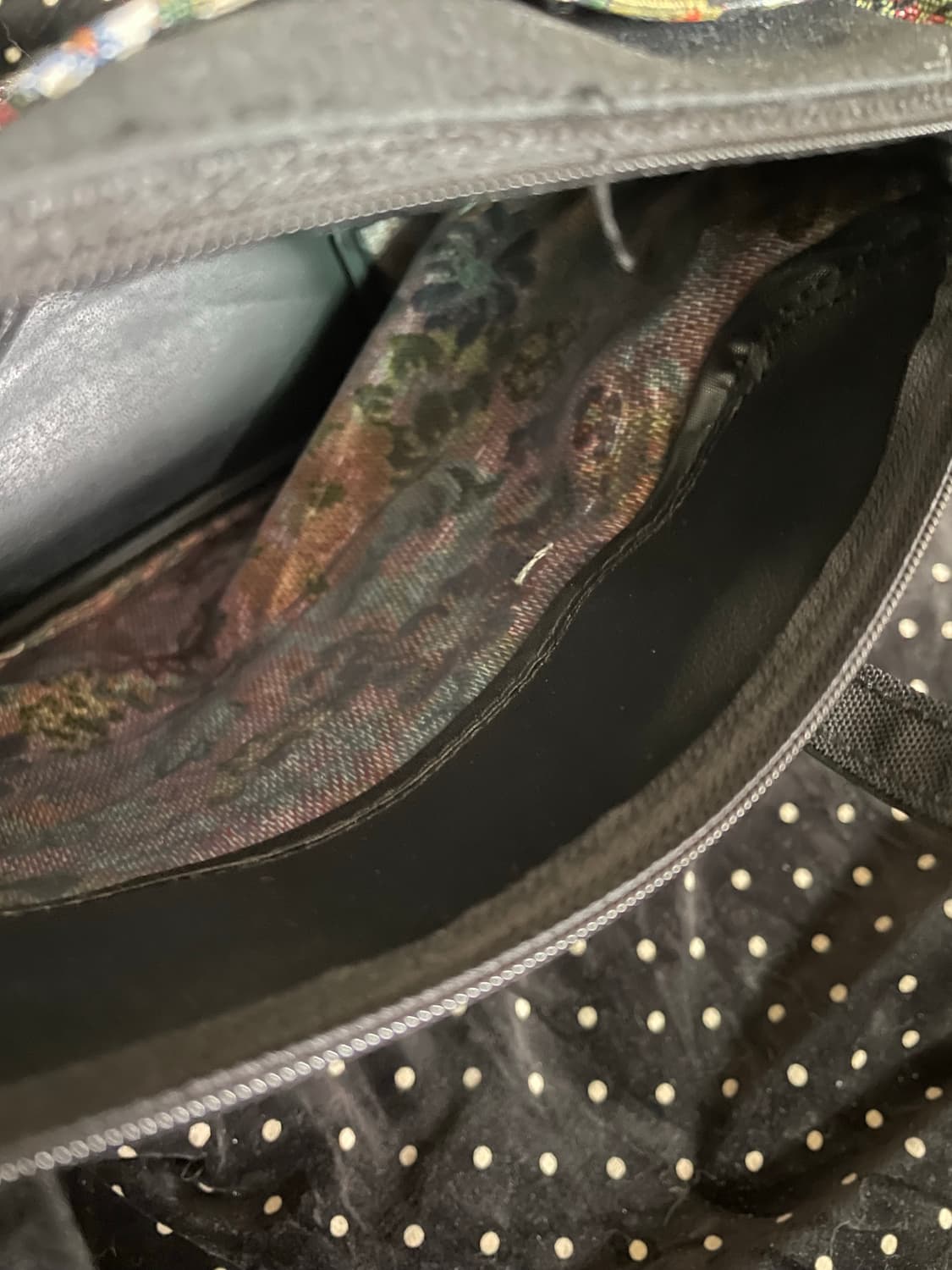     빈티지 자카드 플로럴 백 상품이미지3