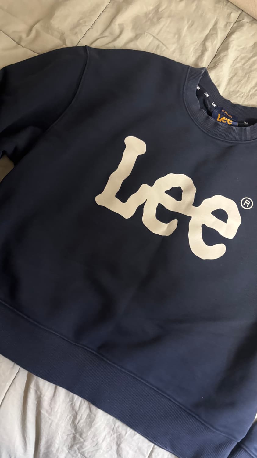 [ws] LEE 리 세미크롭 맨투맨 상품이미지1