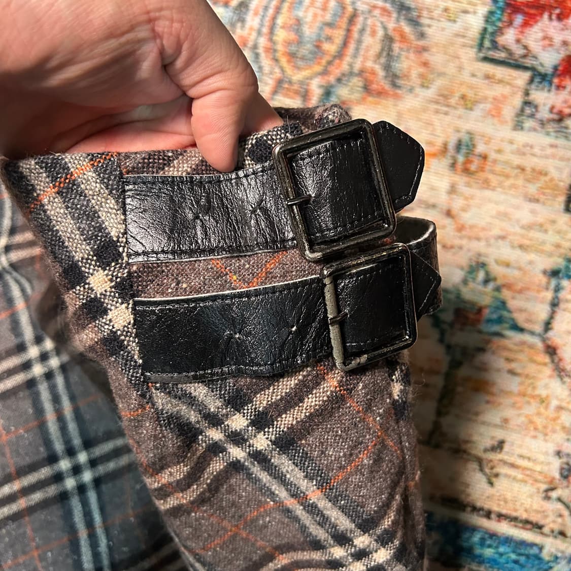 [26] 버버리 노바체크 울 롱 스커트 상품이미지2