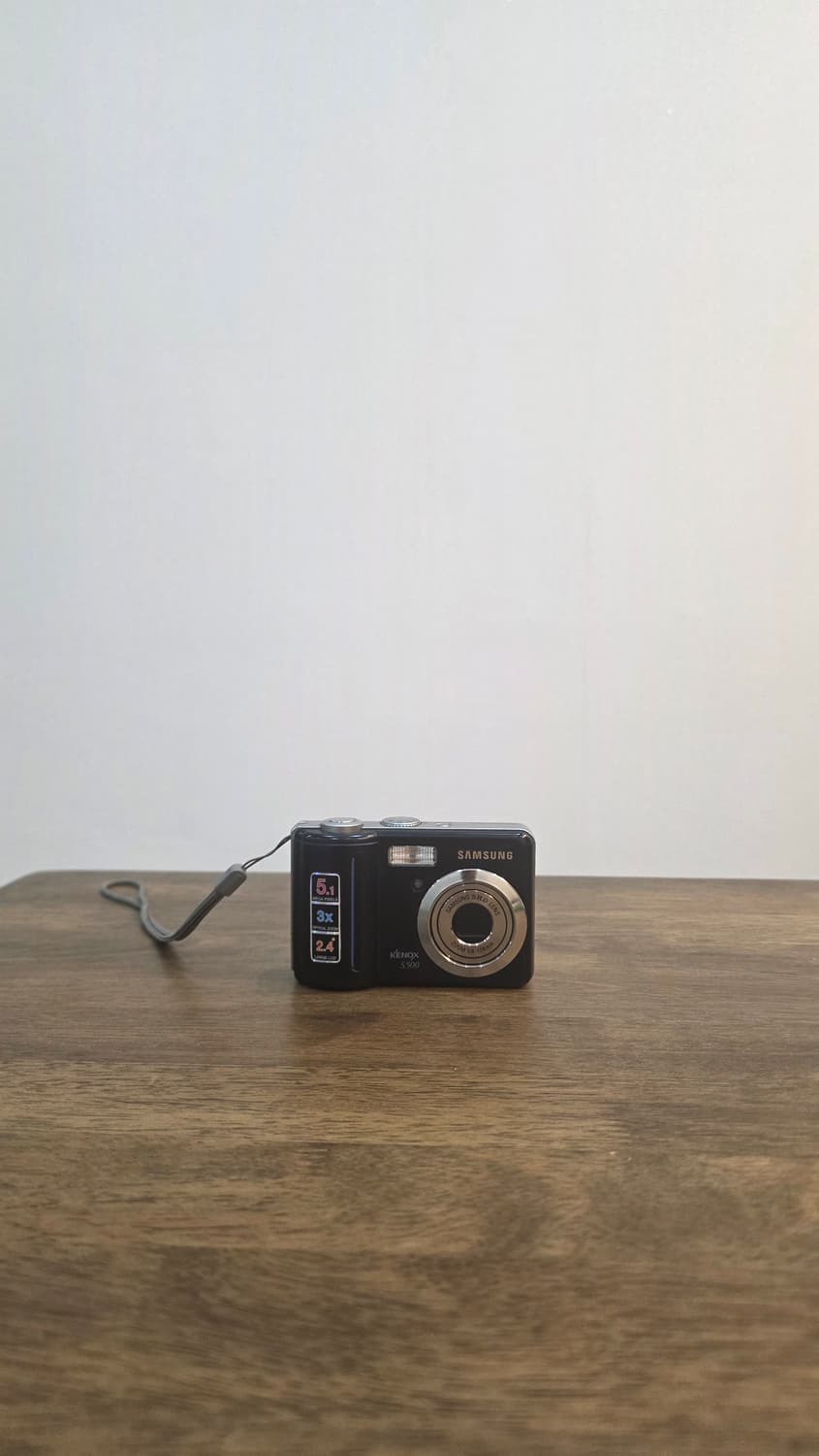 Samsung kenox s500 빈티지 콤팩트 카메라 작례 O 상품이미지1