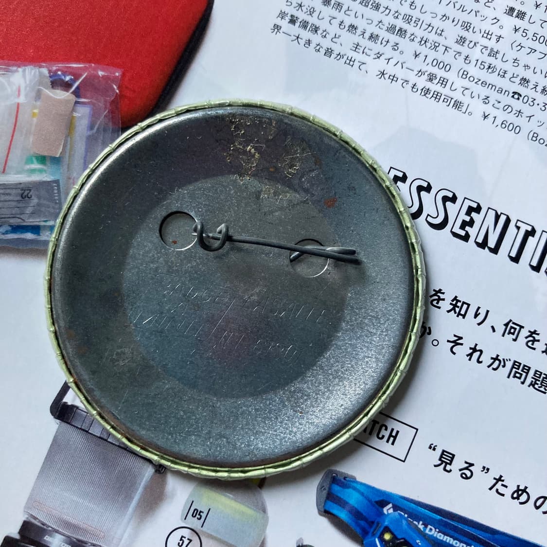 빈티지 아쿠아리움 에딕션 스케치 프린팅 핀 버튼 뱃지 브로치 악세사리 상품이미지2