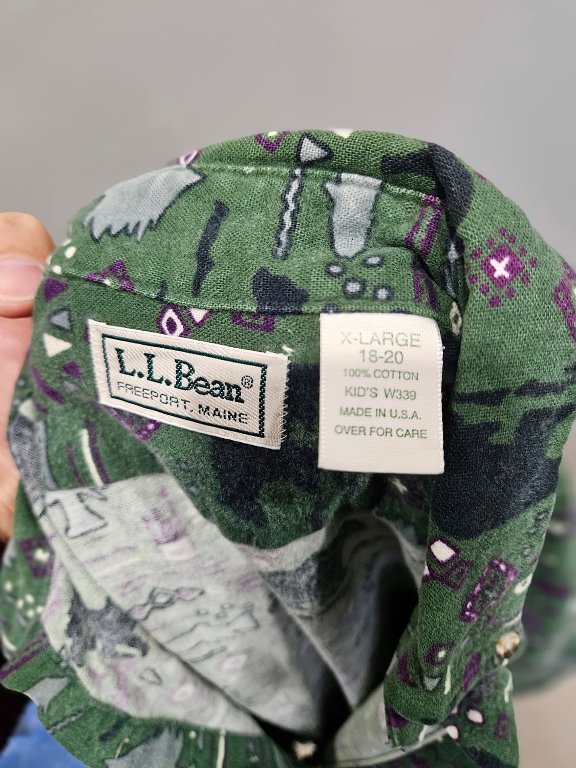 L.L. BEAN / 엘엘빈 USA 플랄넬 카라셔츠 (95) 상품이미지4