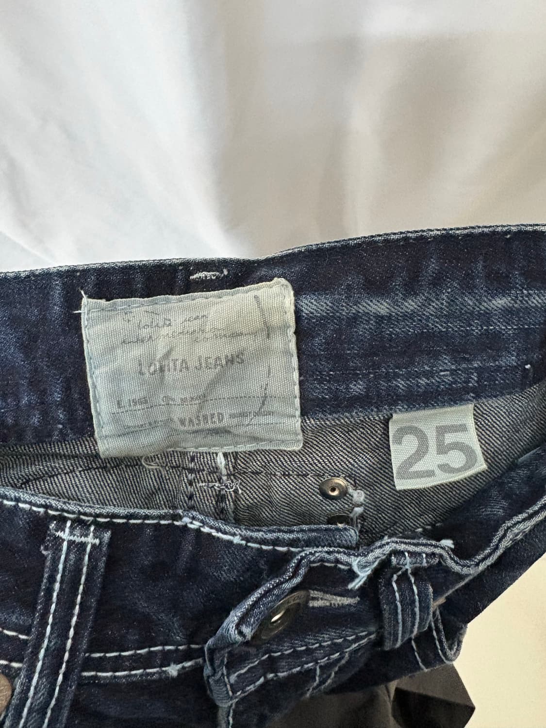 y2k 로리타진스(Lolita Jeans) 스터드 지퍼 부츠컷 (25) 상품이미지5