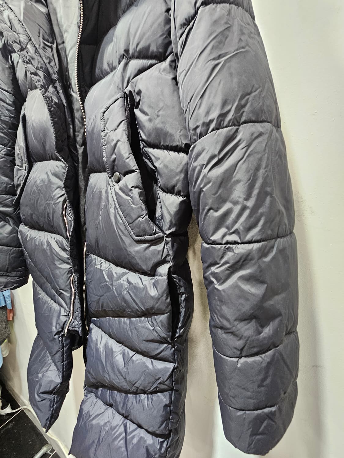 닉스(NIX) 블랙 오리털 롱패딩 90 상품이미지8